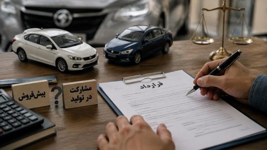 پیش فروش خودرو یا مشارکت در تولید؟